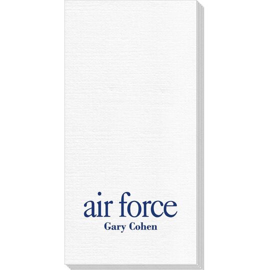 Big Word Air Force Deville Guest Towels